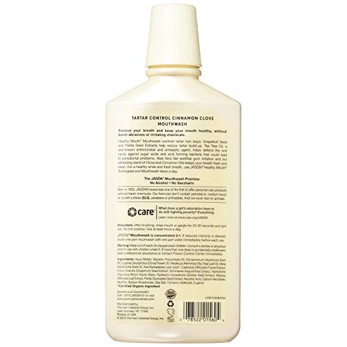 Jason Healthy Mouth Fresh Breath and Tartar Control Mouthwash, Ci...