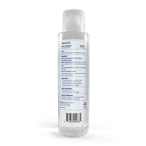 Hand Sanitizer Soothing Gel | Quick-Drying 5 oz Antibacterial Gel...