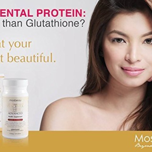 MOSBEAU PLACENTA WHITE ADVANCED TABLETS Skin whitening infused wi...