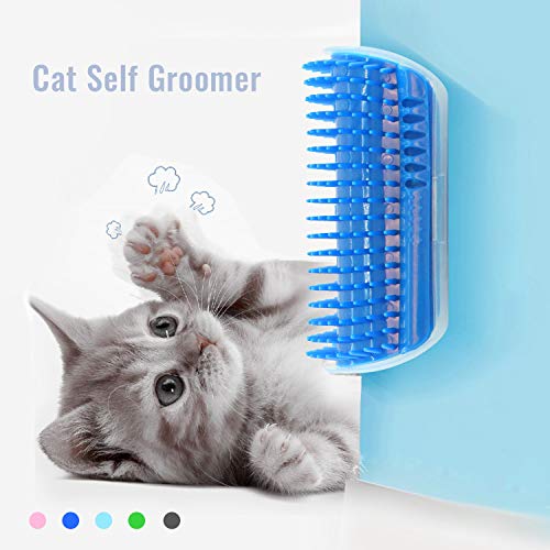 JENIGH JEWEL Cat Toy Corner Pet Brush Comb Play Cat Toy Plastic S...