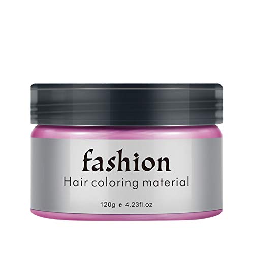 Jentouzz Hair Color Wax Unisex DIY Hair Dye Temporary Modeling Fa...