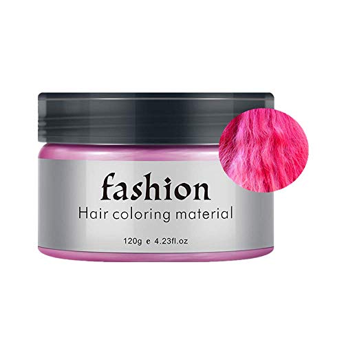 Jentouzz Hair Color Wax Unisex DIY Hair Dye Temporary Modeling Fa...