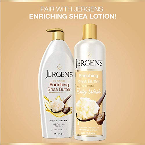 Jergens Enriching Shea Butter Body Wash, Daily Moisturizing Skin ...