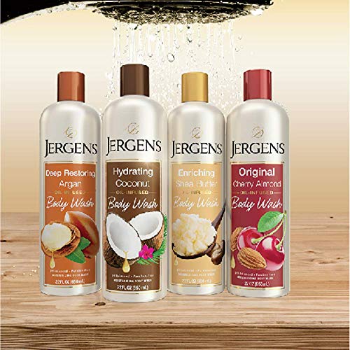 Jergens Enriching Shea Butter Body Wash, Daily Moisturizing Skin ...