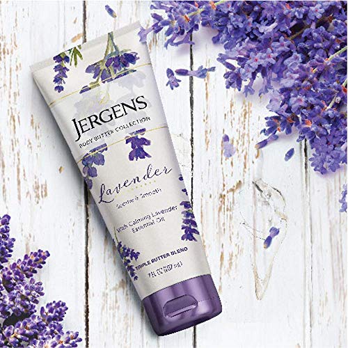 Jergens Lavender Body Butter Body and Hand Lotion, Moisturizer fo...