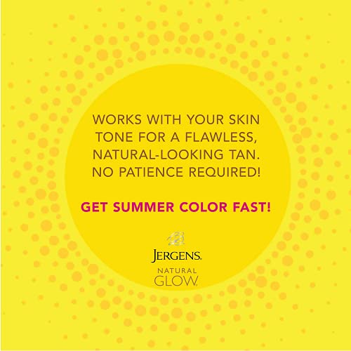 Jergens Natural Glow Instant Sun Body Mousse, Self Tanner for Lig...