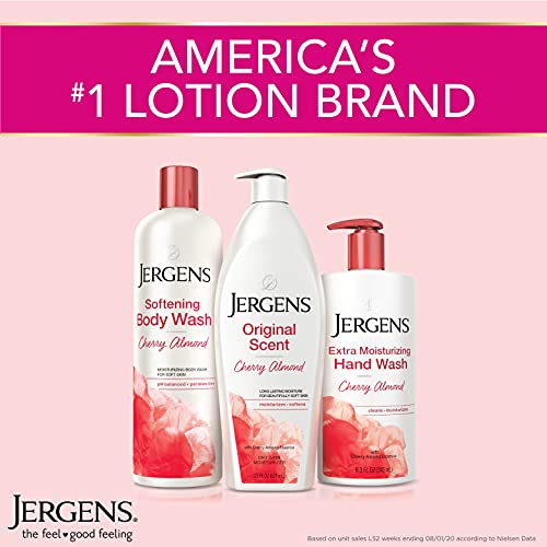 Jergens Original Scent Dry Skin Lotion, Body and Hand Moisturizer...