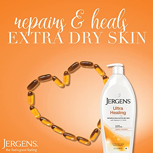 Jergens Ultra Healing Dry Skin Moisturizer, Body and Hand Lotion ...