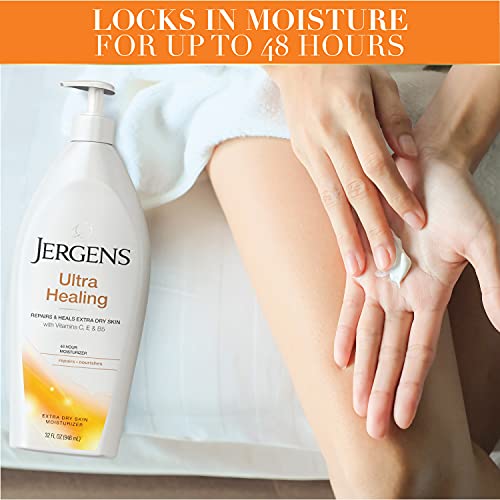 Jergens Ultra Healing Dry Skin Moisturizer, Body and Hand Lotion ...