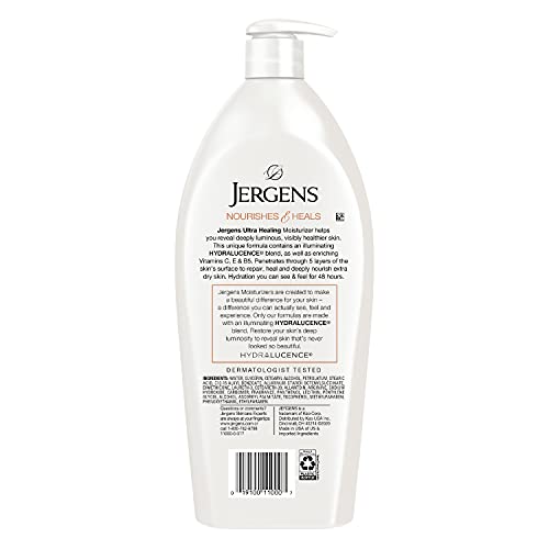 Jergens Ultra Healing Dry Skin Moisturizer, Body and Hand Lotion ...