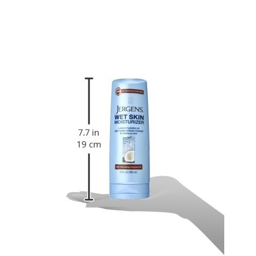 Jergens Wet Skin Body Lotion with Coconut Oil, In Shower Lotion f...