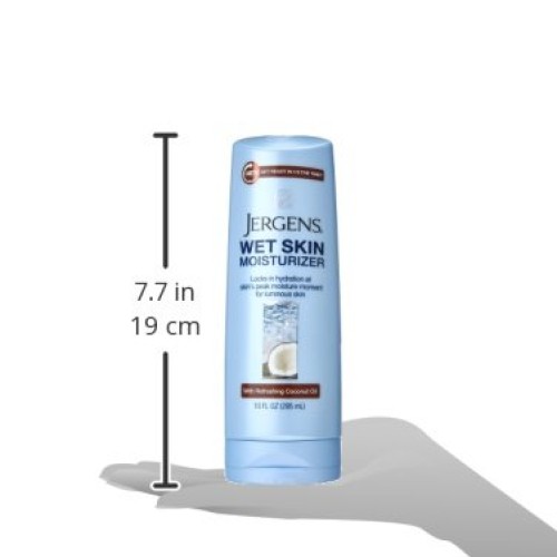 Jergens Wet Skin Body Lotion with Coconut Oil, In Shower Lotion f...