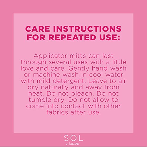 SOL by Jergens Self Tanner Applicator Mitt, Flawless, Streak-free...