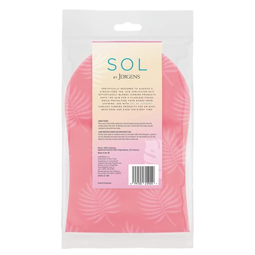 SOL by Jergens Self Tanner Applicator Mitt, Flawless, Streak-free...