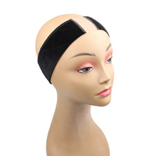 JFFX Lace Wig Grip Band Non Slip Adjustable Velvet Head Band with...