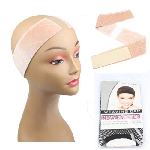 JFFX Lace Wig Grip Band Non Slip Adjustable Velvet Head Band with...