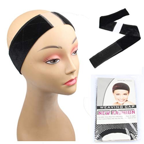 JFFX Lace Wig Grip Band Non Slip Adjustable Velvet Head Band with...