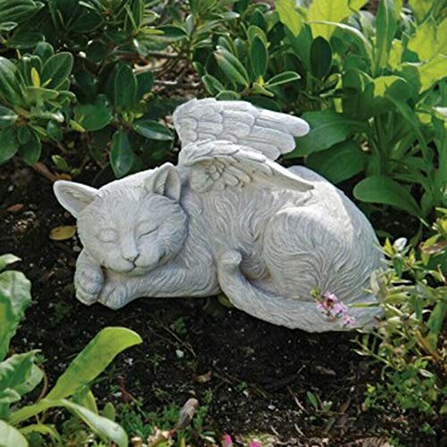 JIDOANCK Pet Statues Memorials Garden Vivid Water-Proof Resin Cat...
