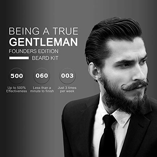 Beard Growth Kit Edition - 100% Natural Ingredients Beard Oil/Ser...