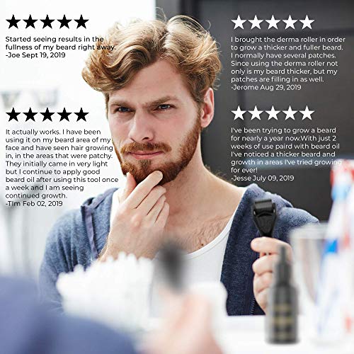 Beard Growth Kit Edition - 100% Natural Ingredients Beard Oil/Ser...