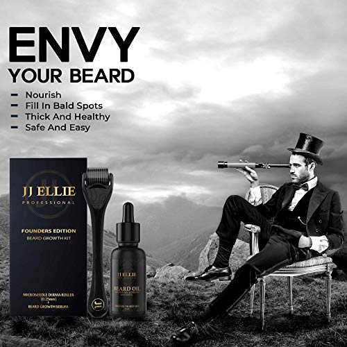 Beard Growth Kit Edition - 100% Natural Ingredients Beard Oil/Ser...