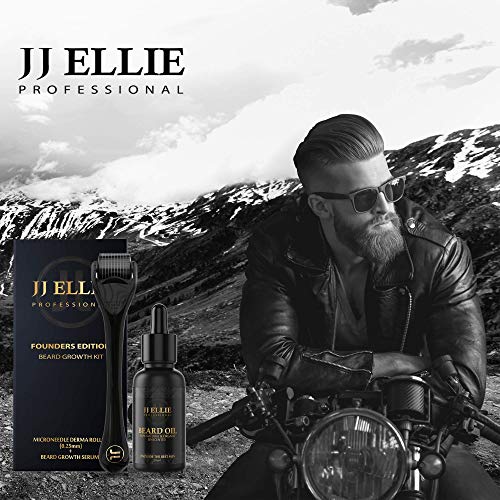 Beard Growth Kit Edition - 100% Natural Ingredients Beard Oil/Ser...