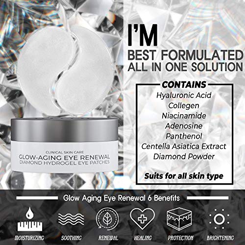 Korean Skincare | 30 Pairs Collagen Under Eye Patches | Rich Mois...