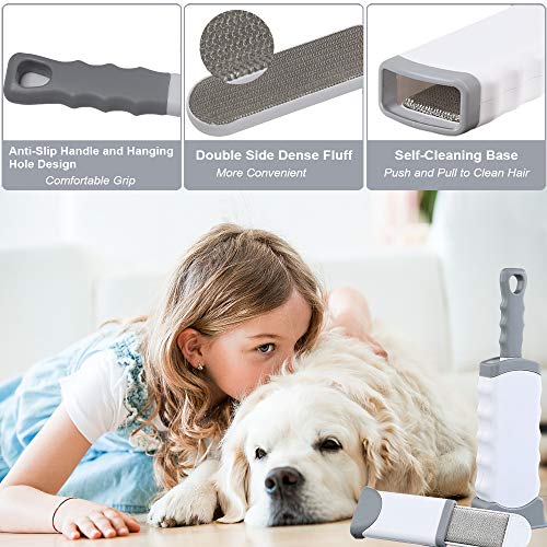 Pet Hair Remover, Upgrade Pet Hair Remover Brush & Pet Grooming G...