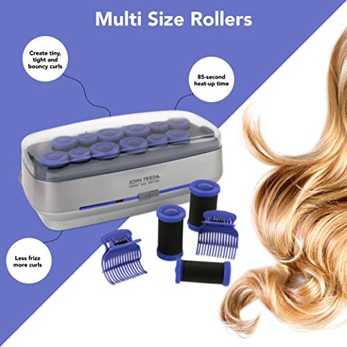 John Frieda Body & Shine Smooth Waves Hair Rollers Multi-Size 1...