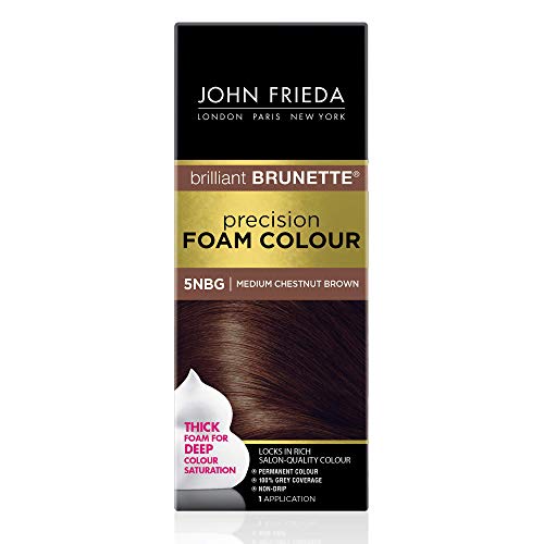 John Frieda Precision Foam Color, 5NGB Medium Chestnut Brown, Col...