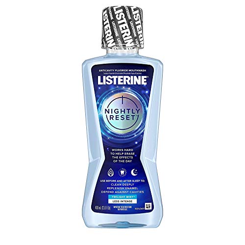 Nightly Reset Mouthwash, Twilight Mint, 13.6 fl oz Pack of 2