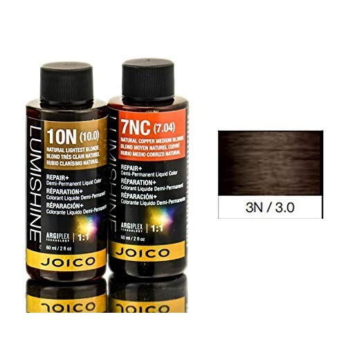 Joico Lumishine Demi Permanent Liquid Color Natural Dark Brown 3n...