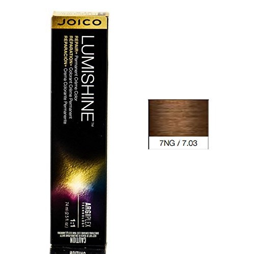 Joico Lumishine Permanent Creme Color 7ng/7.03, 2.5 Ounce