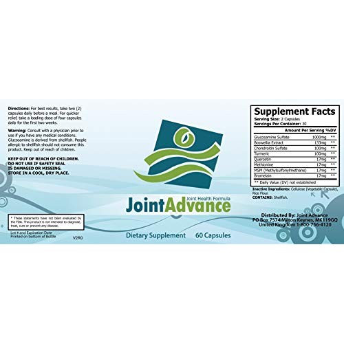 Powerful Glucosamine Chondroitin and Turmeric Supplement - Joint ...