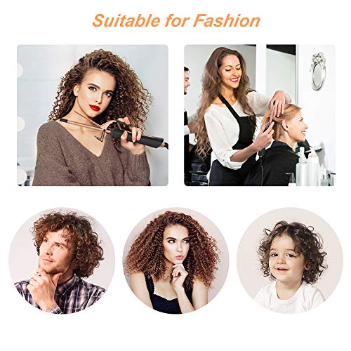 Professional 0.35 in Thin Curling Iron, JOMARTO Unisex Ceramic Ha...