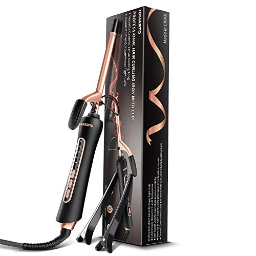 Professional 0.35 in Thin Curling Iron, JOMARTO Unisex Ceramic Ha...