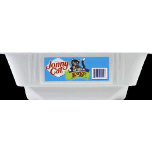 JONNY CAT Kat Kit Disposable Cat Tray with Free Litter Pack of 4