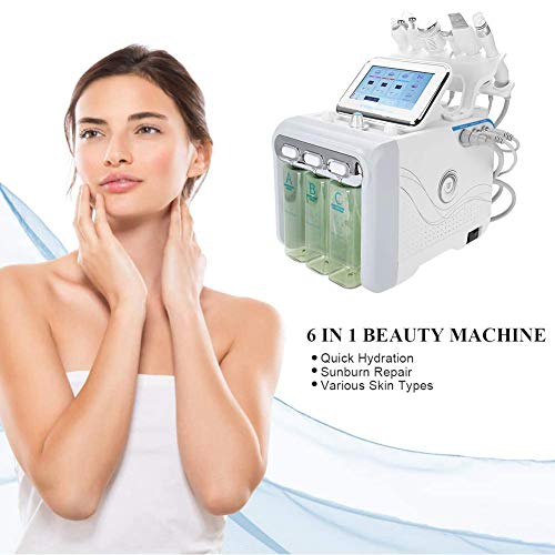 Hydrogen Oxygen Beauty Machine, 6 in 1 Hydro Dermabrasion Clean F...