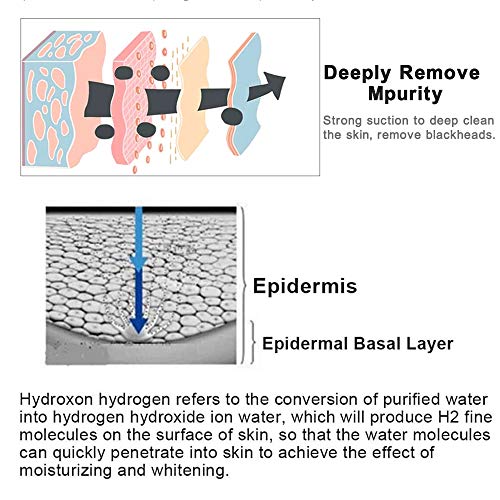Hydrogen Oxygen Beauty Machine, 6 in 1 Hydro Dermabrasion Clean F...