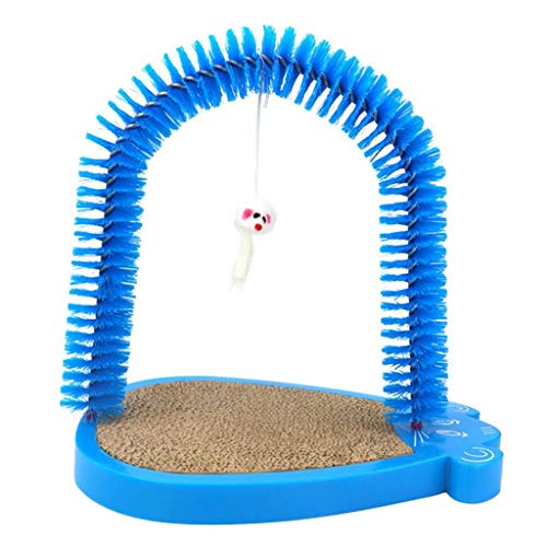 joyMerit Cat Arch Self Groomer Massager Grooming Toy Pet Puppy Ca...
