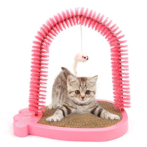 joyMerit Cat Arch Self Groomer Massager Grooming Toy Pet Puppy Ca...