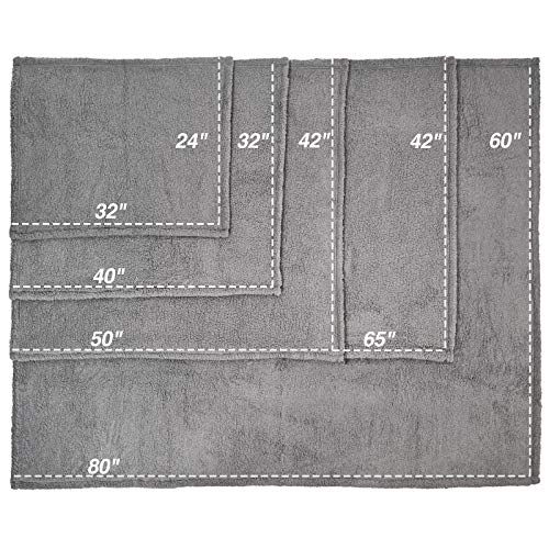 Juqiboom Premium Fluffy Fleece Dog Blanket, Soft and Warm Throw f...