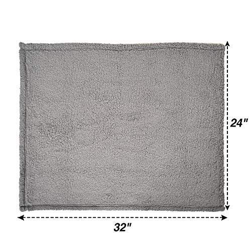 Juqiboom Premium Fluffy Fleece Dog Blanket, Soft and Warm Throw f...