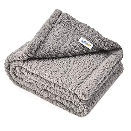 Juqiboom Premium Fluffy Fleece Dog Blanket, Soft and Warm Throw f...