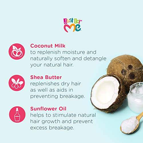 Just for Me Natural Hair Milk Silkening Conditioner, Nourishes Fo...
