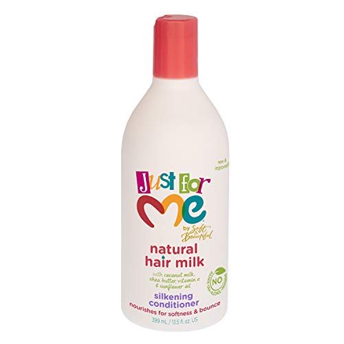 Just for Me Natural Hair Milk Silkening Conditioner, Nourishes Fo...