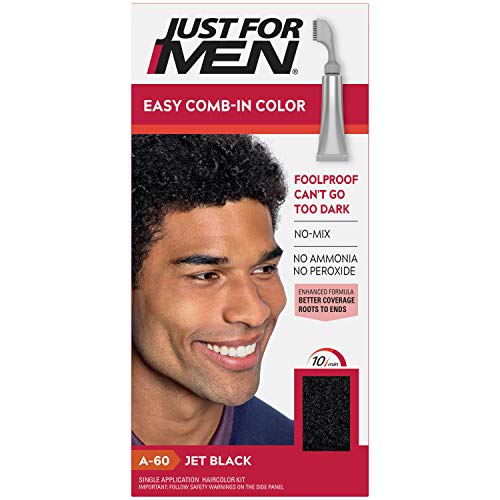 JUST FOR MEN AutoStop Foolproof Haircolor, Jet Black A-60 1 ea P...