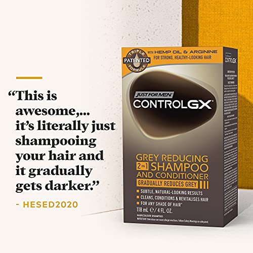 Just For Men Control GX Grey Reducing 2-in-1 Shampoo and Conditio...