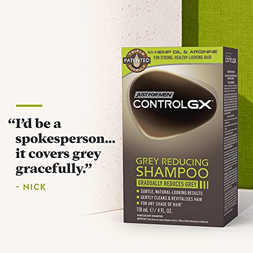 Just For Men Control GX Grey Reducing Shampoo, Gradually Colors H...