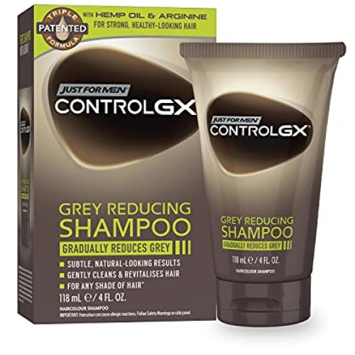 Just For Men Control GX Grey Reducing Shampoo, Gradually Colors H...
